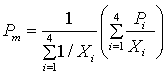 Reciprocal Inverse Weighting Factor Formula